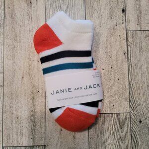Janie and Jack Striped Kid Socks